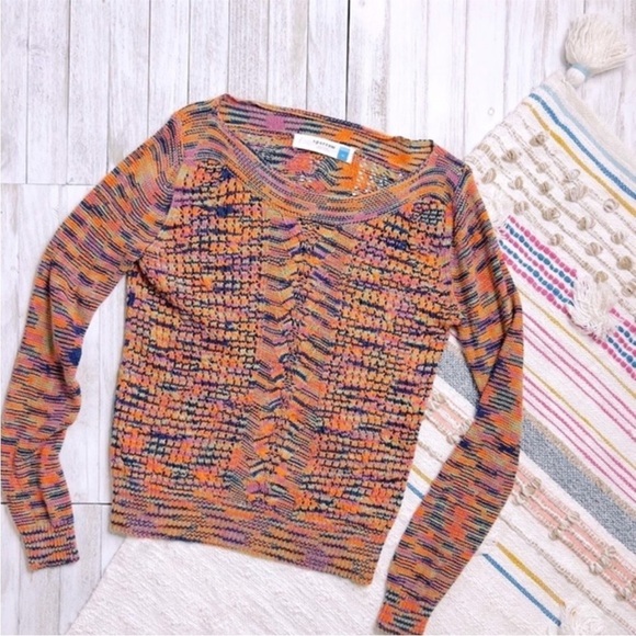 Sparrow Marled Multicolor Knit Sweater - Picture 5 of 6